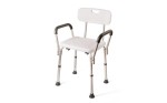 Стул для ванны, арт. 10570/Т со спинкой и поручнями до 150 кг